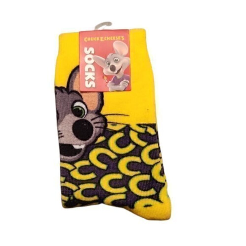 [Chuck E Cheese's] Chuck E Cheese Socks - Size 6-9 Years